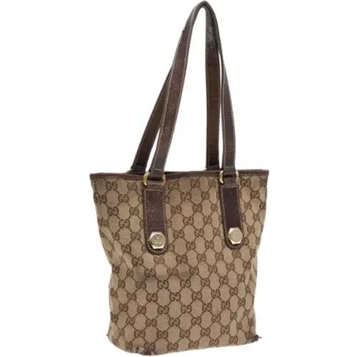 Pre-owned Canvas gucci-bags , female, Sizes: ONE SIZE - Gucci Vintage - Modalova