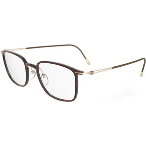 Wooden Gold Eyewear Frames , unisex, Sizes: 48 MM - Silhouette - Modalova