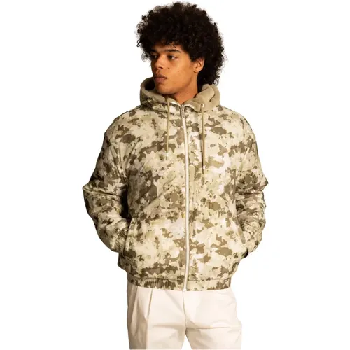 Wendbare Jacke aus Polyester und Nylon , Herren, Größe: L - Moose Knuckles - Modalova