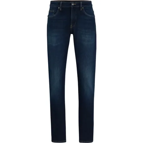 Luxury Denim Straight Leg Jeans , male, Sizes: W35, W40 - Hugo Boss - Modalova