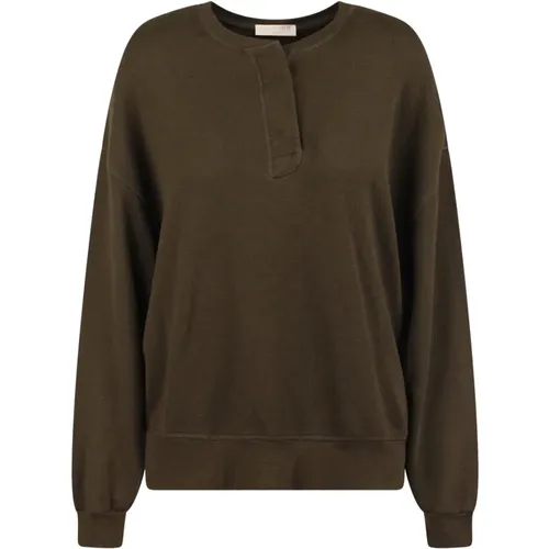 Baumwoll-Crew-Neck-Pullover , Damen, Größe: L - Ulla Johnson - Modalova