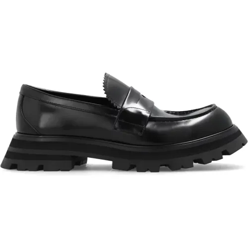 Leather loafers , female, Sizes: 4 1/2 UK, 6 UK, 5 UK, 7 UK - alexander mcqueen - Modalova