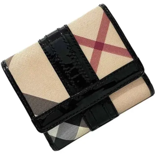 Pre-owned Leather wallets , female, Sizes: ONE SIZE - Burberry Vintage - Modalova