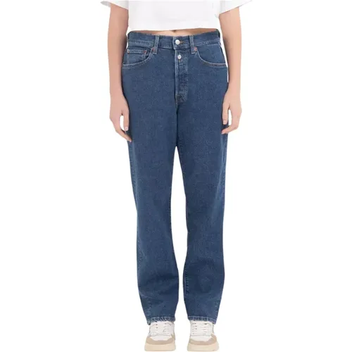 Dunkelblaue Jeanshose Replay - Replay - Modalova