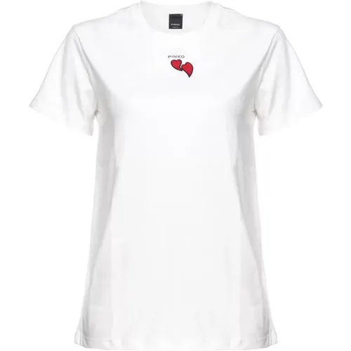 T-Shirts , female, Sizes: M, S, XS - pinko - Modalova