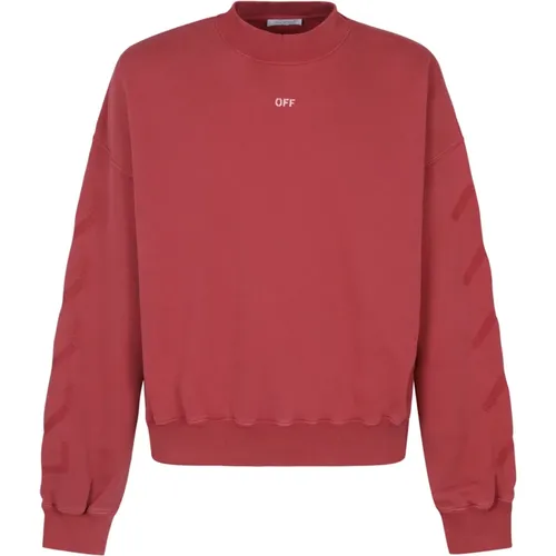 Urban Crewneck Sweater , male, Sizes: S - Off White - Modalova