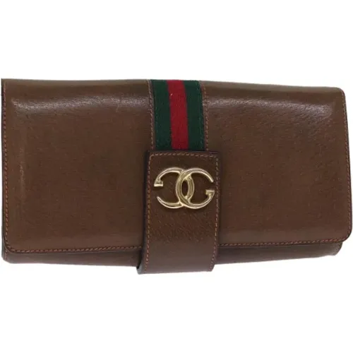 Pre-owned Leder clutches - Gucci Vintage - Modalova