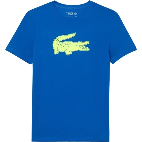 Herren Ultra-Dry Logo T-Shirt , Herren, Größe: L - Lacoste - Modalova