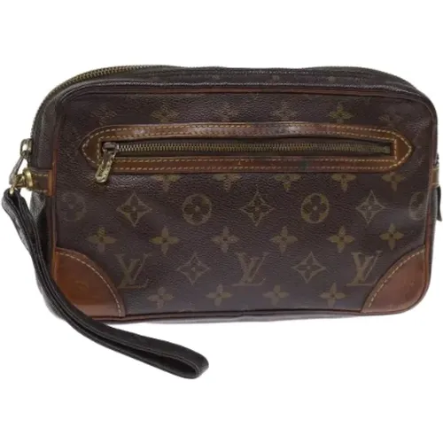 Pre-owned Canvas clutches , female, Sizes: ONE SIZE - Louis Vuitton Vintage - Modalova