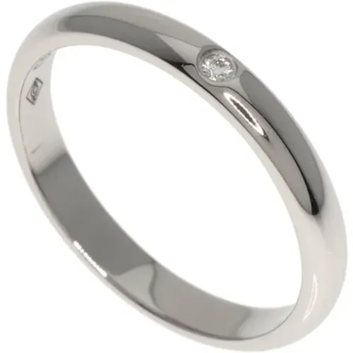 Pre-owned Platinum rings , female, Sizes: ONE SIZE - Cartier Vintage - Modalova