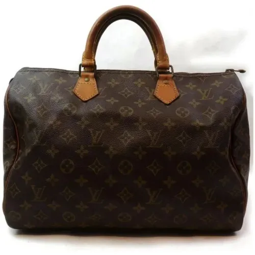 Vintage Monogram Speedy 35 Handbag , female, Sizes: ONE SIZE - Louis Vuitton Vintage - Modalova
