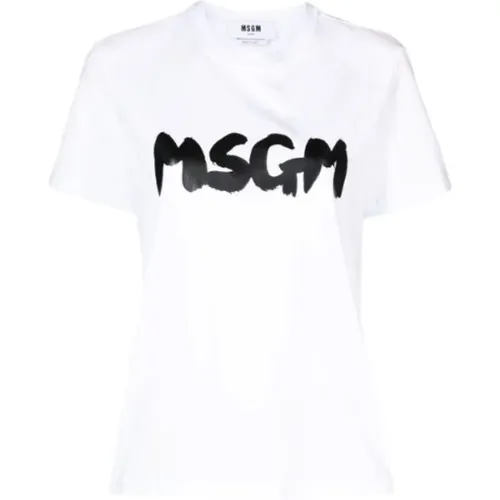 Woman T-Shirt , female, Sizes: XS - Msgm - Modalova