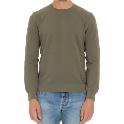 Rice Stitch Cotton Sweater , male, Sizes: 2XL, M, XL, L - Gran Sasso - Modalova