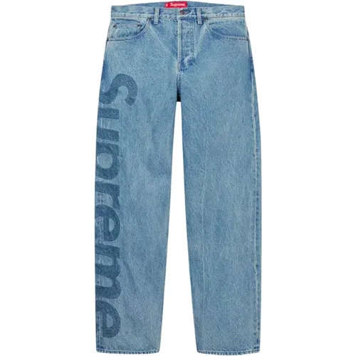 Klassische Blaue Denim Jeans Limited Edition - Supreme - Modalova