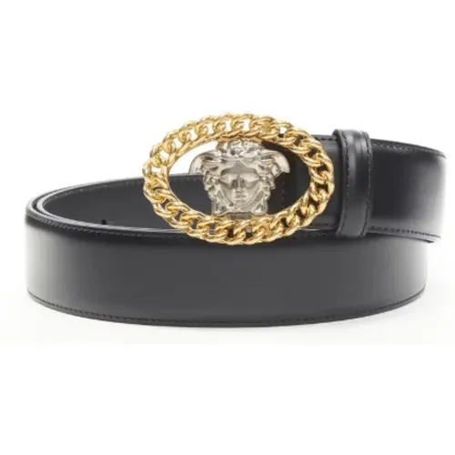 Pre-owned Leather belts , female, Sizes: ONE SIZE - Versace Pre-owned - Modalova