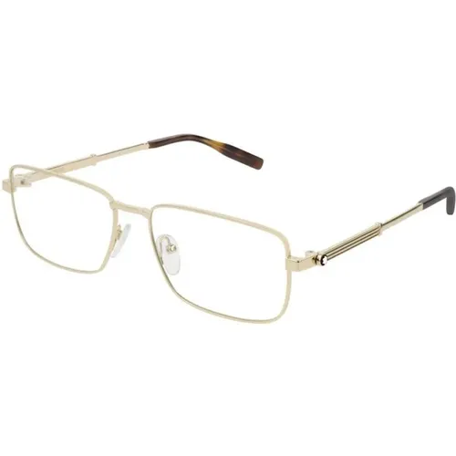 Brille Mb0029o 002,Stilvolle Brille für Eleganz - Montblanc - Modalova