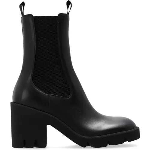 Stride heeled ankle boots , female, Sizes: 6 UK, 5 UK - Burberry - Modalova