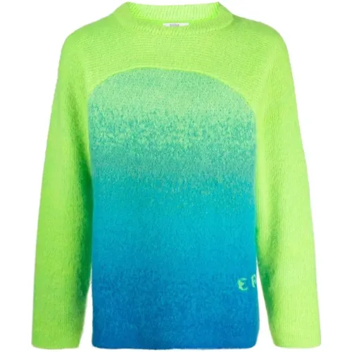 Gradient Rainbow Oversize Sweater , female, Sizes: S - ERL - Modalova