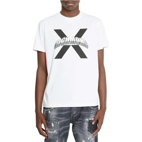 Logo Print T-Shirt John Richmond - John Richmond - Modalova