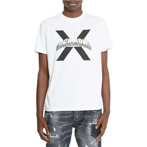 Logo Print T-Shirt , Herren, Größe: XL - John Richmond - Modalova