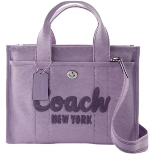 Cotton handbags , female, Sizes: ONE SIZE - Coach - Modalova