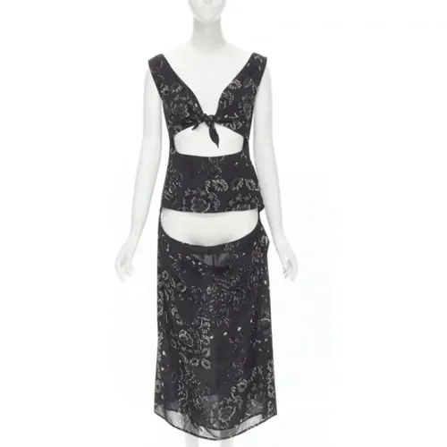 Pre-owned Fabric dresses , female, Sizes: S - Yohji Yamamoto Pre-owned - Modalova
