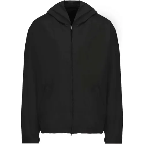 Windbreaker Jacket with Logo , male, Sizes: L - Balenciaga - Modalova