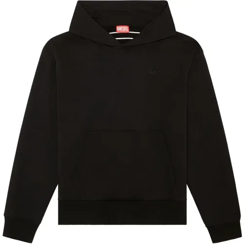 Hoodie mit Logo-Stickerei , Herren, Größe: 2XL - Diesel - Modalova