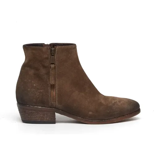 Suede Bark Bootie , female, Sizes: 4 1/2 UK, 3 UK, 4 UK, 6 UK, 7 UK - Strategia - Modalova