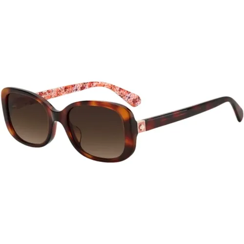 Braune Acetat Sonnenbrille für Frauen - Kate Spade - Modalova