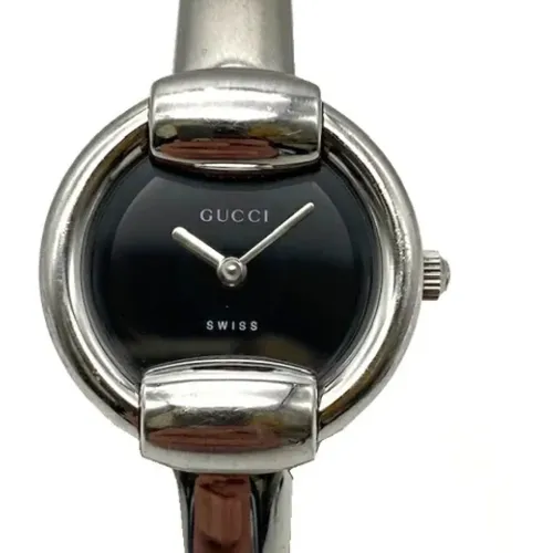 Pre-owned Metal watches , female, Sizes: ONE SIZE - Gucci Vintage - Modalova