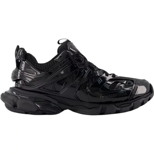 Noir Track Sneakers - Schwarze Gummisohle , unisex, Größe: 35 EU - Balenciaga - Modalova