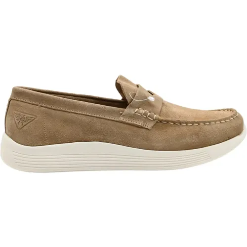 Suede Low Independent Moccasins Sand - Docksteps - Modalova