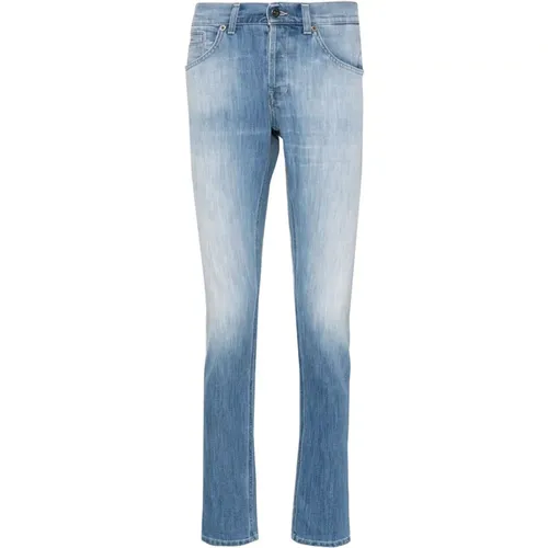 Skinny Fit George Jeans , Herren, Größe: W33 - Dondup - Modalova