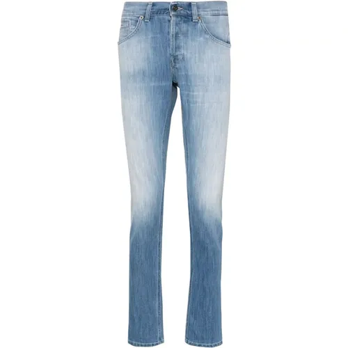 Slim-fit Skinny George Jeans , male, Sizes: W33 - Dondup - Modalova