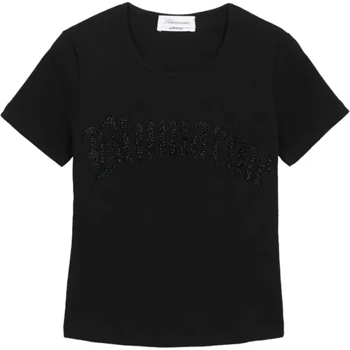 Costina T-Shirt , female, Sizes: L, S, M - Blumarine - Modalova