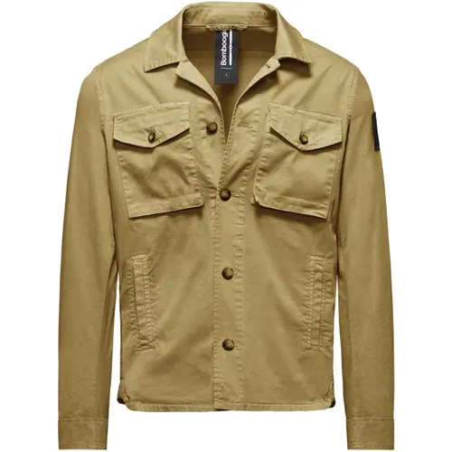 Multipocket Shirt-Jacket , male, Sizes: 2XL, 3XL, M - BomBoogie - Modalova