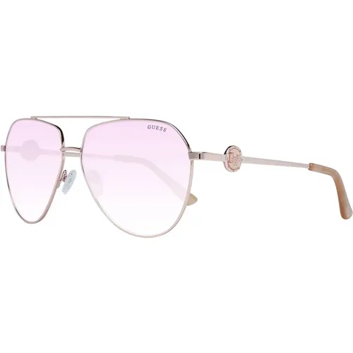 Roségold Aviator Sonnenbrille - Guess - Modalova