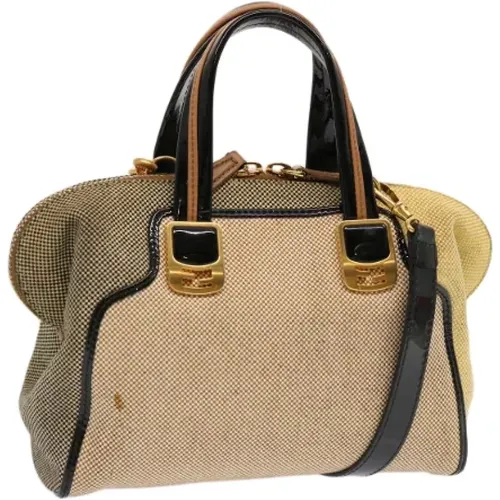 Pre-owned Canvas handbags , female, Sizes: ONE SIZE - Fendi Vintage - Modalova