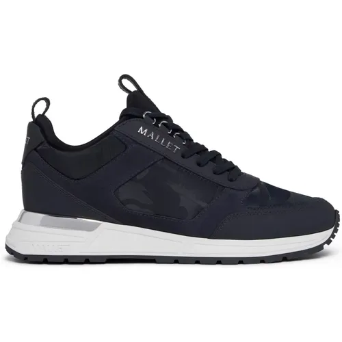 Navy Camo Sneaker Update - Mallet London - Modalova