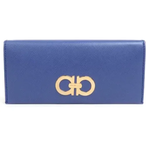 Pre-owned Leather wallets , female, Sizes: ONE SIZE - Salvatore Ferragamo Pre-owned - Modalova