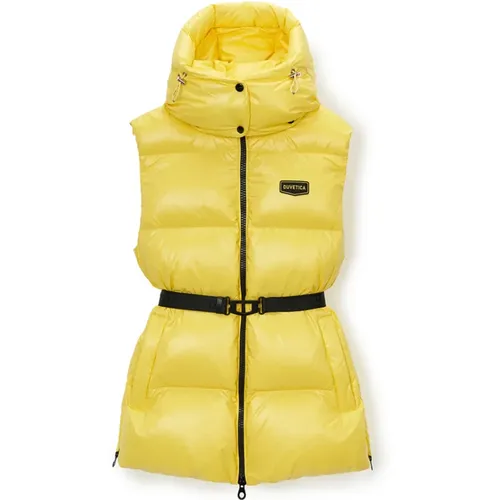 Light Mid Down Vest with Detachable Hood , female, Sizes: M, XS, 2XS, S - duvetica - Modalova