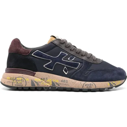 Wildleder-Sneakers mit 4 cm Sohle , Herren, Größe: 44 EU - Premiata - Modalova