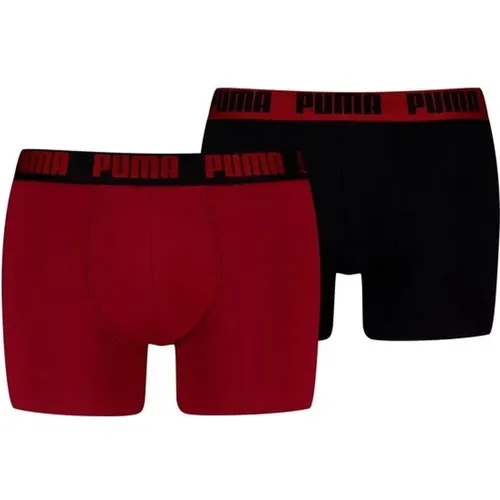 Alltags Grundpackung 2 Boxershorts , Herren, Größe: L - Puma - Modalova