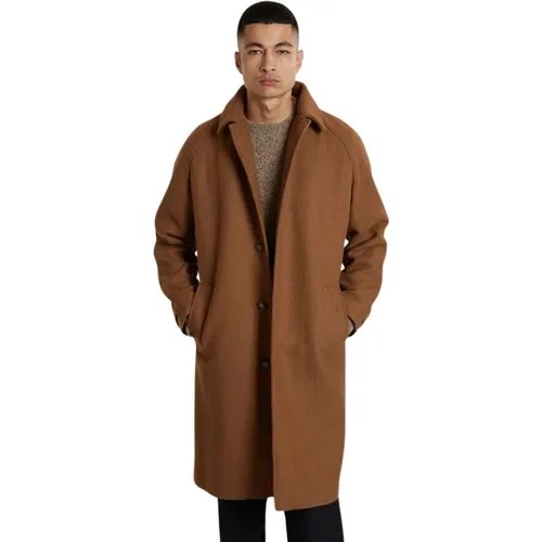 Loose-Fitting Mac Coat with Raglan Sleeves , male, Sizes: L, XS - L'Exception Paris - Modalova