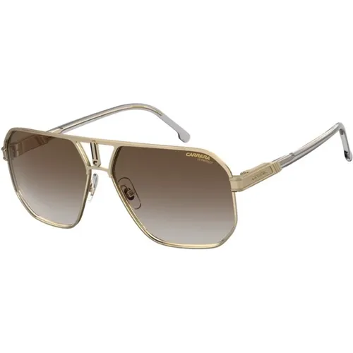 Gold Frame Anti-Reflective Sunglasses , unisex, Sizes: 62 MM - Carrera - Modalova