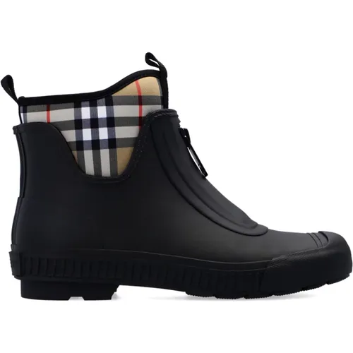‘Flinton’ rain boots with insert , female, Sizes: 2 UK - Burberry - Modalova