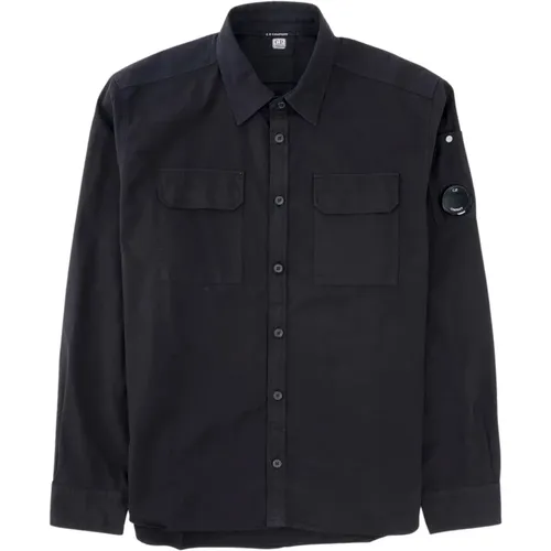 Gabardine Pocket Shirt , male, Sizes: L, 2XL - C.P. Company - Modalova
