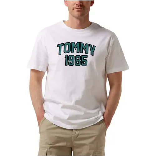 Varsity Sport Tee , Herren, Größe: M - Tommy Jeans - Modalova