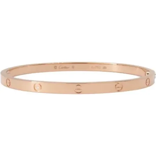 Pre-owned Rose Gold bracelets , female, Sizes: ONE SIZE - Cartier Vintage - Modalova